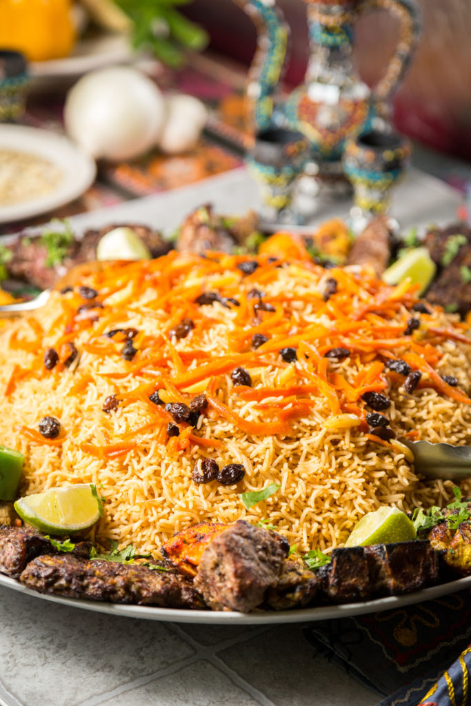 Fremont Kabob 5 Family Style Platter