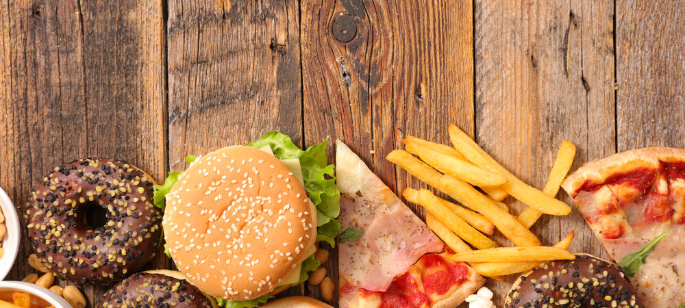 fast food and processed foods