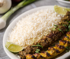 Mountain House Menu 15 Combo Shami Chicken and Shami Beef