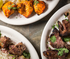 Chopan, Chicken, and Beef Kabob