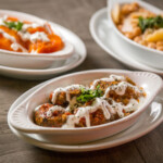 Santa Clara Menu 1 Borani Badinjon, Borani Kadoo, Shor Nakhud